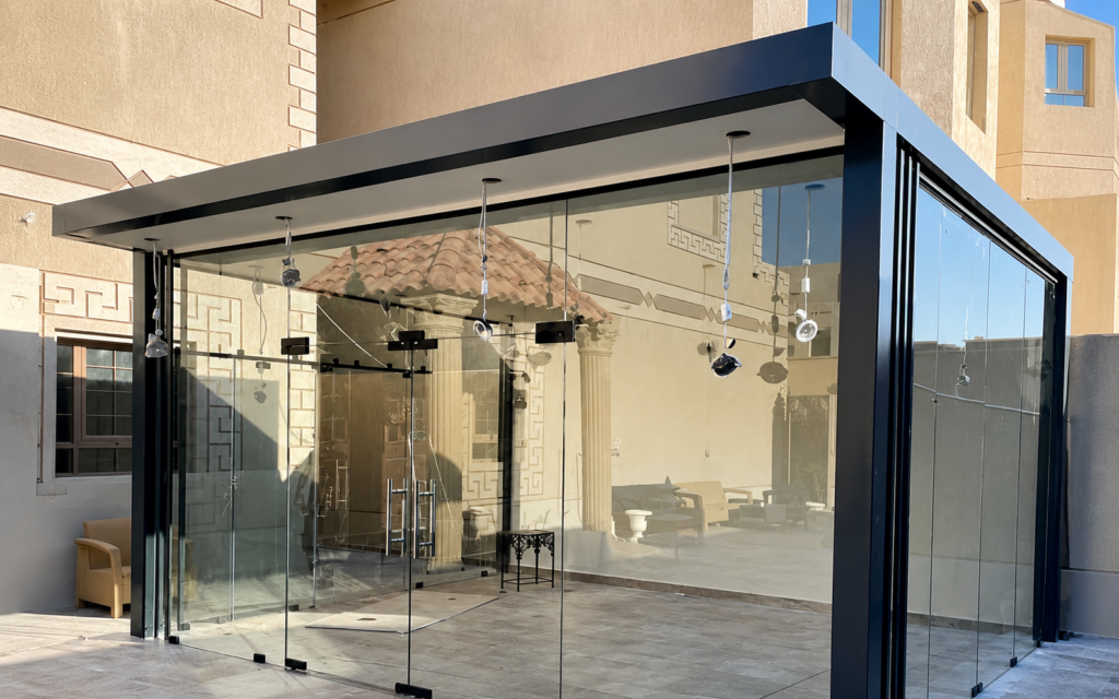 Premium Haddad Muzallat services Kuwait — shade structures and metal fabrication
